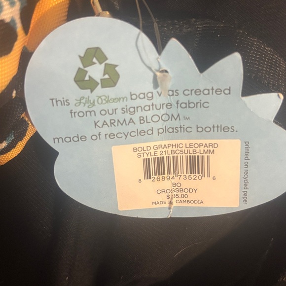 Lily Bloom Bold Graphic Leopard Women Julia Crossbody Bag - Picture 3 of 3